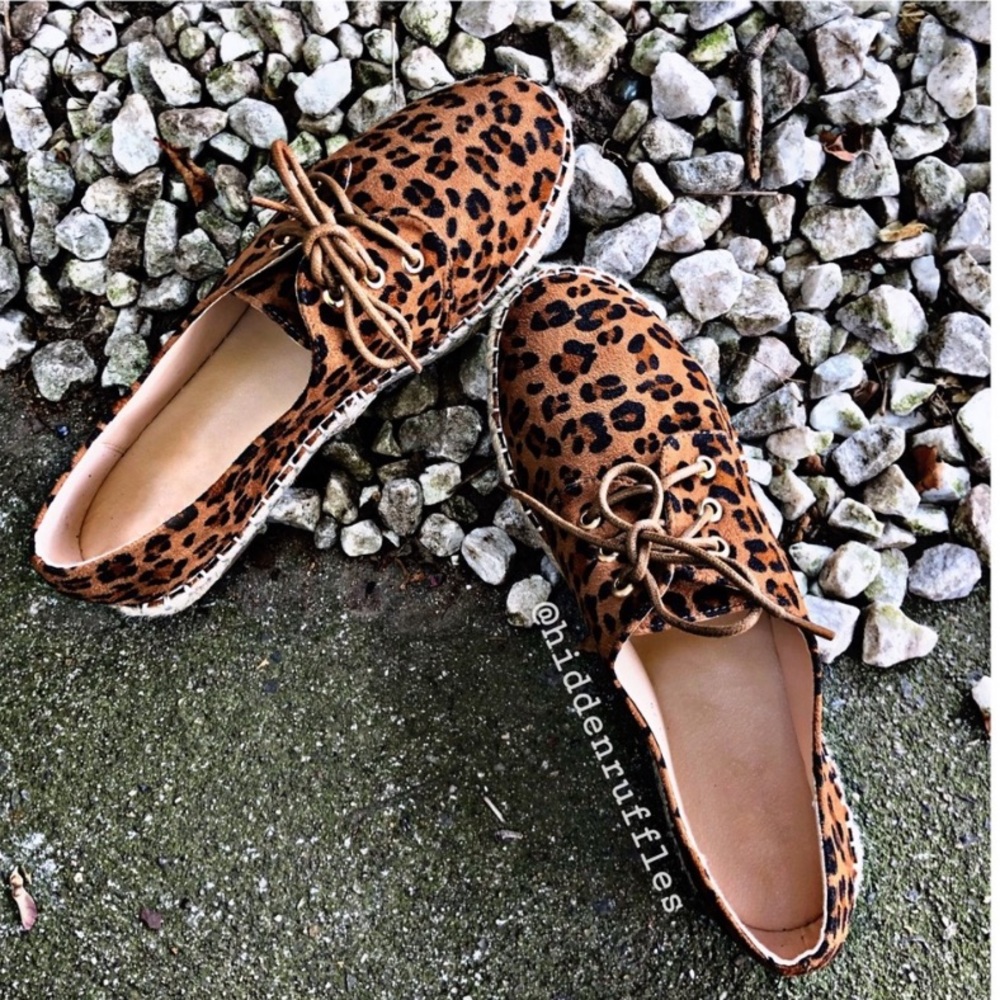 Leopard Espadrille Sneakers